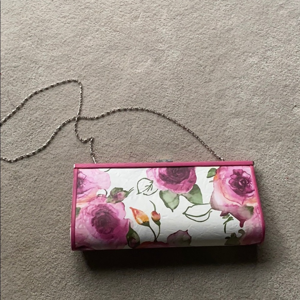 Pink floral bag